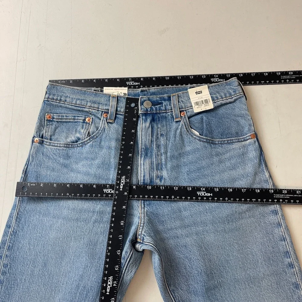 Levis 517 Jeans Mens 31x30 Blue Premium Bootcut Big E Denim Western Rodeo Ranch